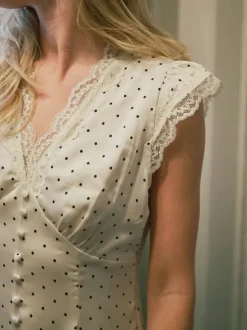 Aniella Dot Dress