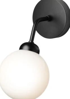 Apiales Wall, satin black / opal