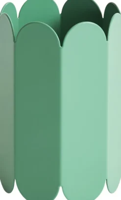 Arcs Vase-Small-Green