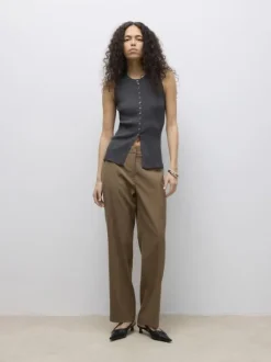 AWUKINO SL O-NECK KNIT VEST