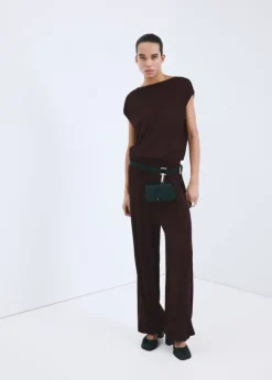 Balloon knit trousers