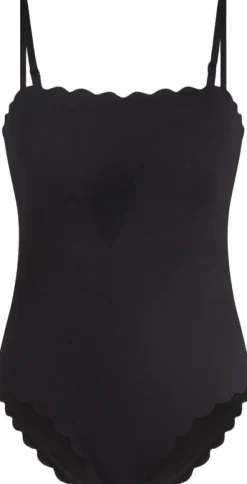 Bandeau Scallop Swimsuit
