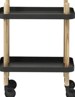 Block bord svart