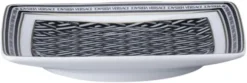 Bowl 12cm sq. flat, Signature Black, La Greca