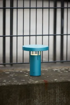 BringMe Portable Lamp Mini Metallic Turquoise