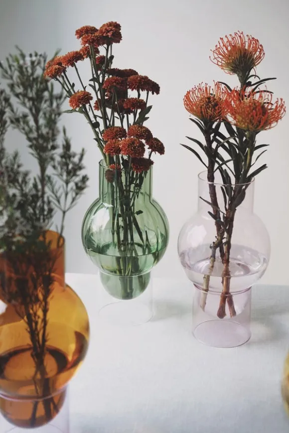 BUBBLE TUBE, LARGE, AMBER/ROSE, 90270A