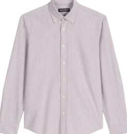 Button down collar, long sleeves, r