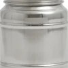 CANI can w/lid, high, M, stainless steel