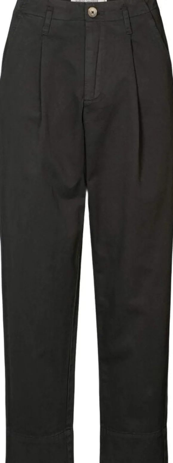 Canvas light pleat pant - Raina