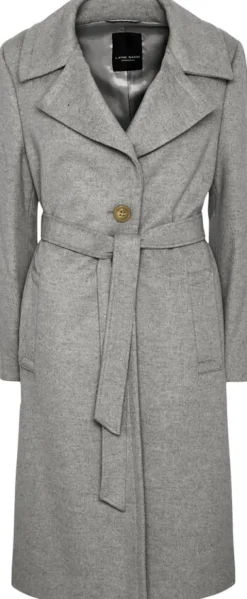 Cashmere Coat W - Clareta Belt Midi