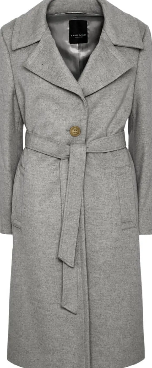 Cashmere Coat W - Clareta Belt Midi