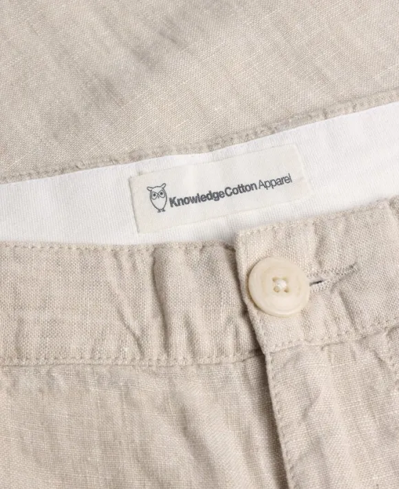 CHUCK regular linen pants - GOTS/Vegan