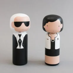 COCO håndmalet Kokeshi