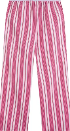 COTTON STRIPE SLEEP LS SHIRT + PANT SET