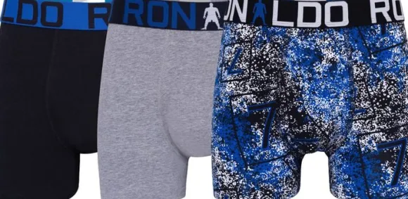 CR7 Boy's Trunk 3-pack AOP
