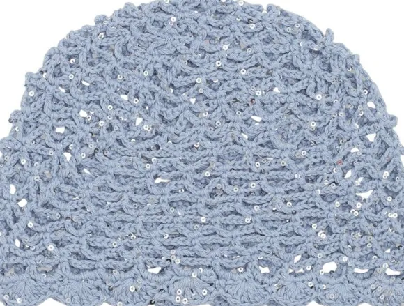 Crochet Sequin Hat