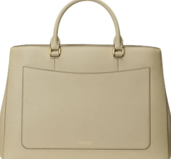 Crosshatch Leather Large Hanna Satchel