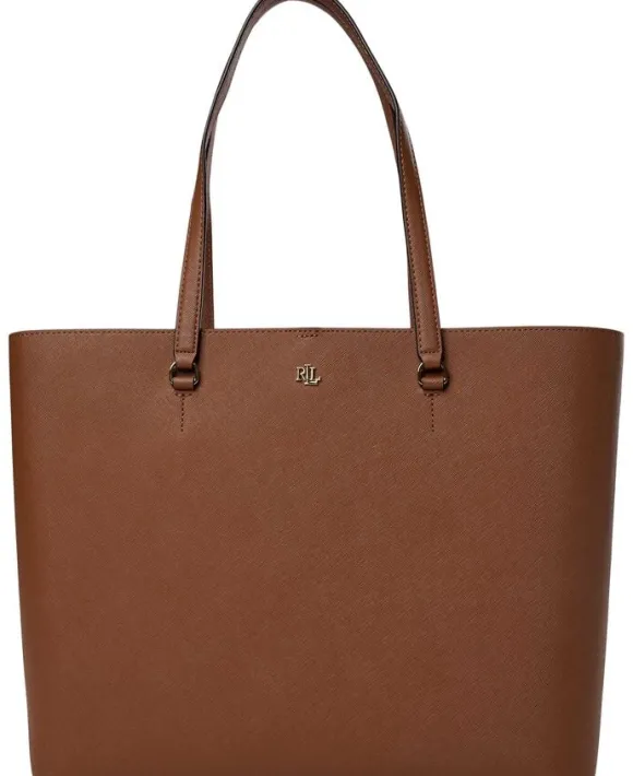 Crosshatch Leather Large Karly Tote