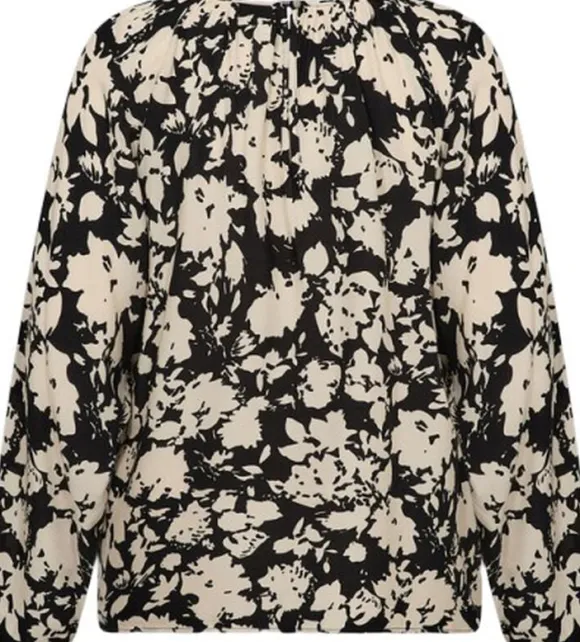Curvy WA-SAPHINA 1 Bluse Sort