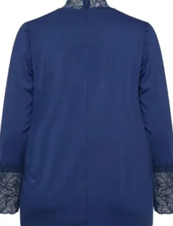 Curvy WA-STELLA 8 Bluse Blå