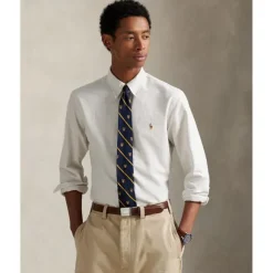 Custom Fit Striped Oxford Shirt