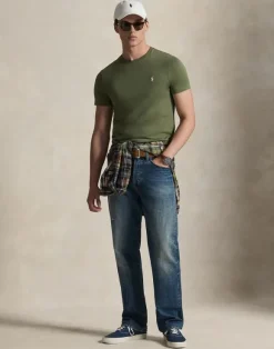 Custom Slim Fit Jersey Crewneck T-Shirt