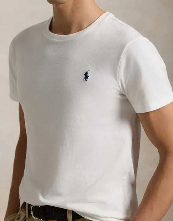 Custom Slim Fit Jersey Crewneck T-Shirt