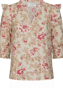 Davina Flower Rose Blouse