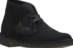 Desert Boot. Black Sde, D, 4