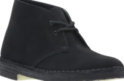Desert Boot. Black Sde, D, 4