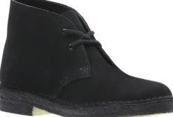 Desert Boot. Black Sde, D, 4