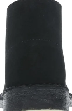 Desert Boot. Black Sde, D, 4