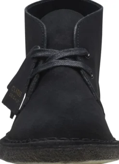 Desert Boot. Black Sde, D, 4