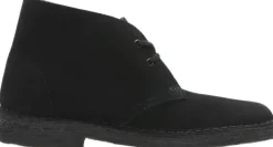 Desert Boot. Black Sde, D, 4