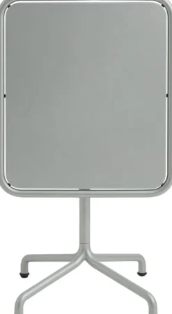 Deville Table Silver grey powder co