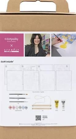 DIY Kit Farvelægning, Paint by numbers, akrylmaling