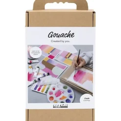 DIY Kit Gouache, Malerier, ass. Farver