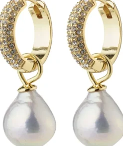 EDELE pearl earrings gold-plated