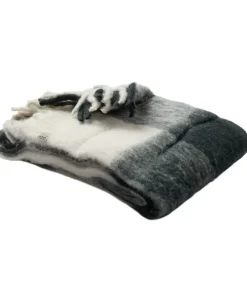 Ekstra fluffy pläd. rutig