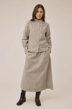 Ellen 2 Check Skirt - 100% Cotton GOTS