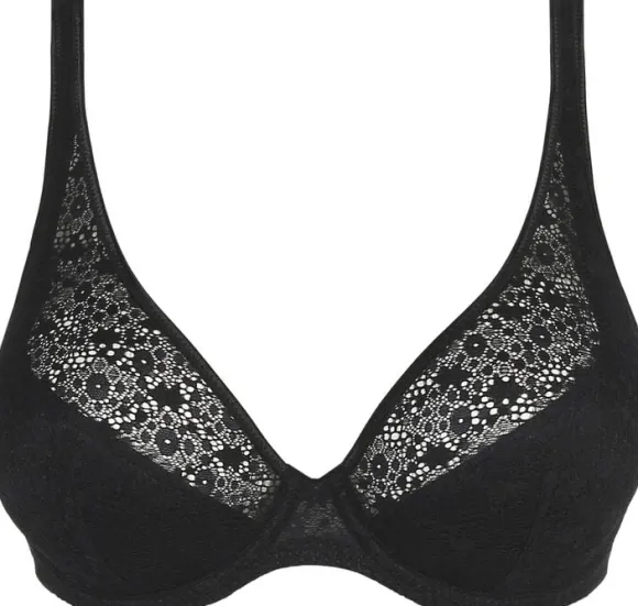 Epirus half padded plunge bra