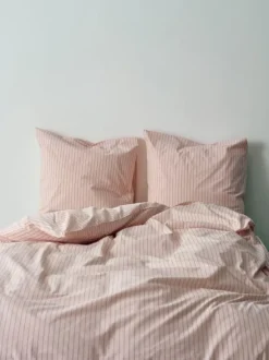 Fineline Duvet Cover-140 x 220-Soft pink