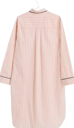 Fineline Long Nightshirt-M/L-Soft pink