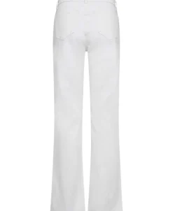 Fiona flared mid-rise cotton jeans