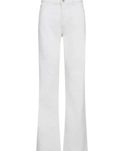 Fiona flared mid-rise cotton jeans