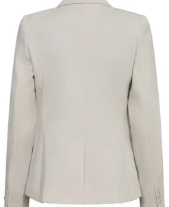Fitted suit blazer
