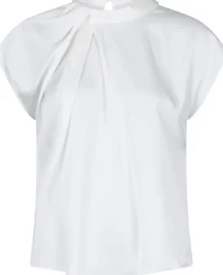 Fleur Drapy Satin Blouse