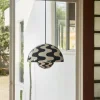 Flowerpot Pendant VP7, Black/White
