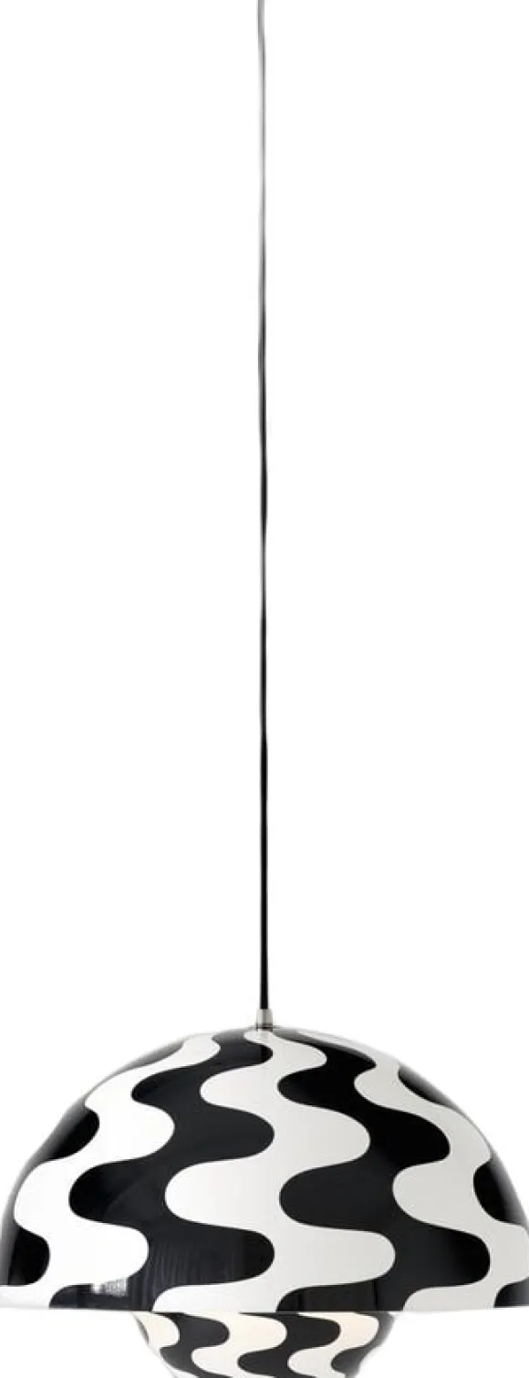 Flowerpot Pendant VP7, Black/White