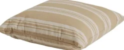 Fossflakes utomhuskudde 50x50 cm. Beige randig